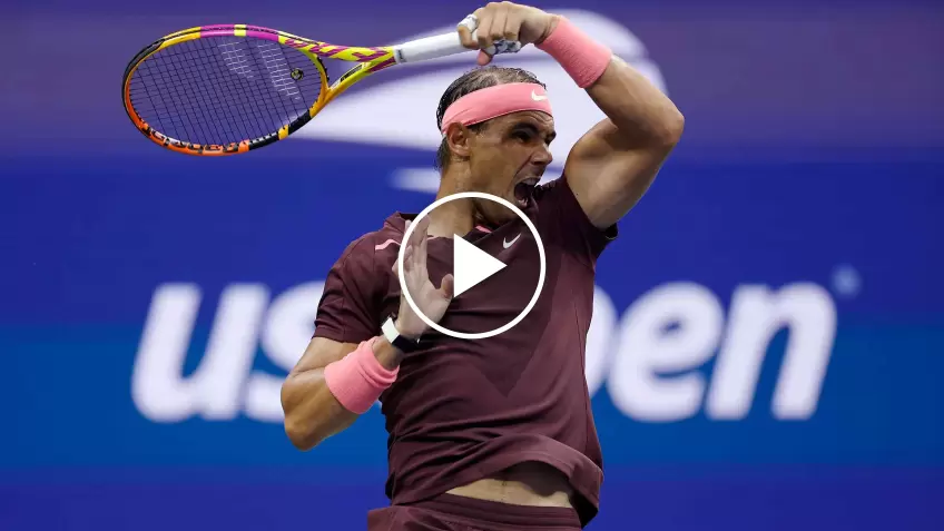 US Open: Rafael Nadal flies to the second round, the highlights