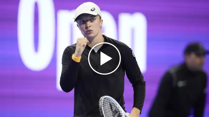 WTA Doha: Iga Swiatek vs Jessica Pegula, the Highlights