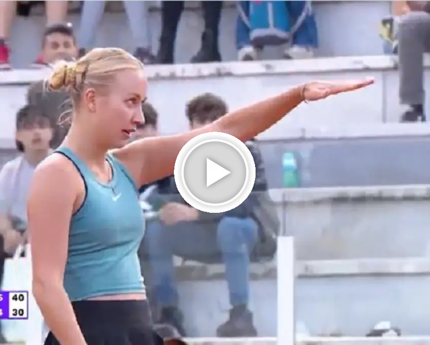 WTA Rome: Anastasia Potapova booed by the crowd
