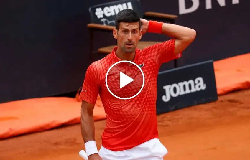 ATP Rome: Cameron Norrie hits Novak Djokovic, the Serb didn't like!