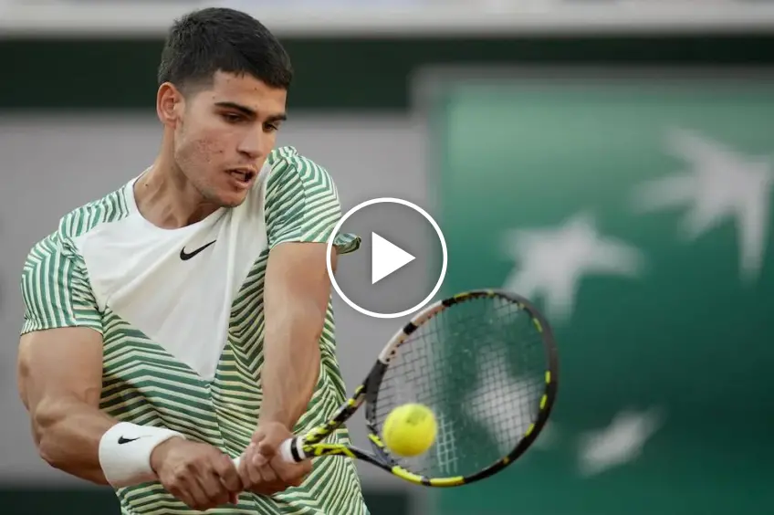 Roland Garros: Carlos Alcaraz beats Taro Daniel, the Highlights
