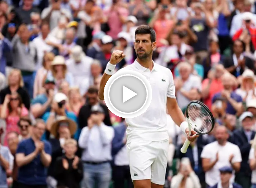 Wimbledon: Novak Djokovic defeats Pedro Cachin, the Highlights