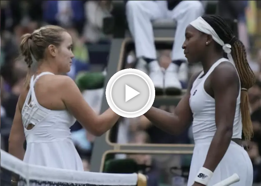 Wimbledon: Sofia Kenin overcame Coco Gauff after a thrilling match, the Highlights
