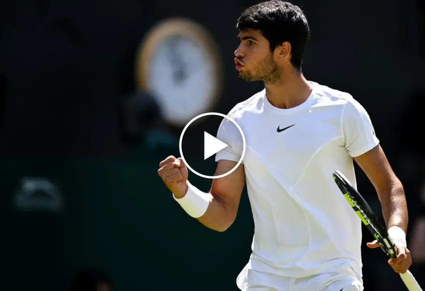 Wimbledon: Carlos Alcaraz beats Alexander Muller, the Highlights