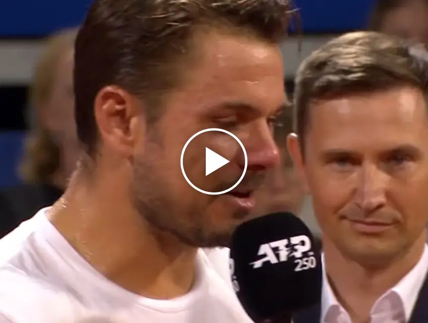 Stan Wawrinka breaks down in tears in Umag: "I know it's stupid, but I love tennis"