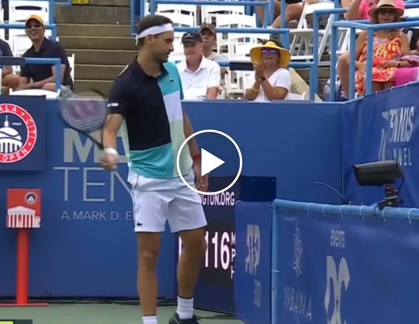 Grigor Dimitrov hits an impossible shot: it's the most abnormal point of the year!