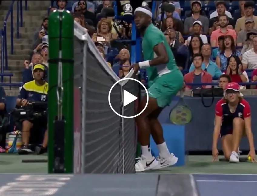 ATP Toronto: Frances Tiafoe's point made Milos Raonic furious (WATCH)