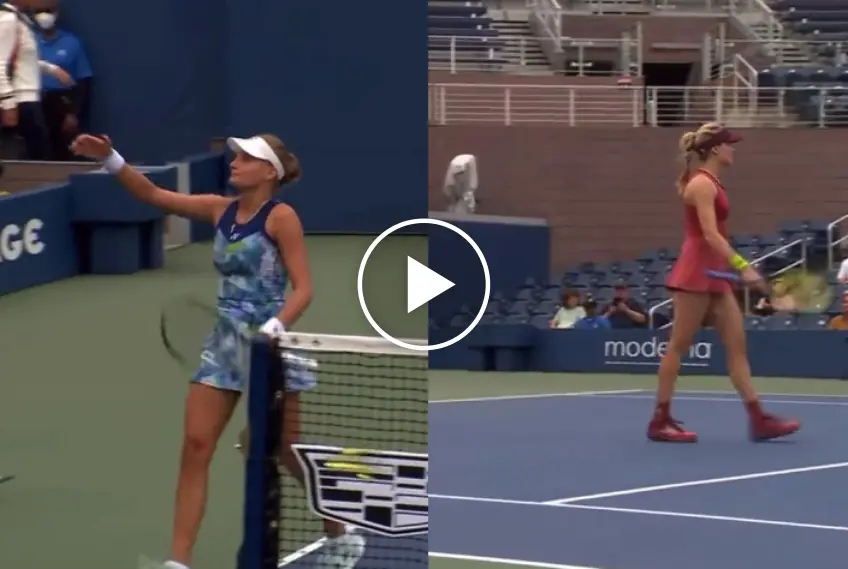 US Open drama: Dayana Yastremska didn't shake hands with Eugenie Bouchard