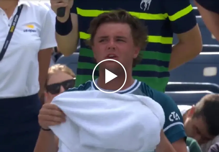 Dominic Stricker sings before winning and the video goes viral