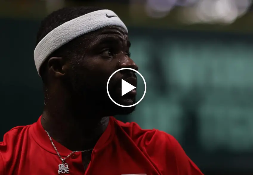 Wrath and madness: Frances Tiafoe smashes the racket on match point!