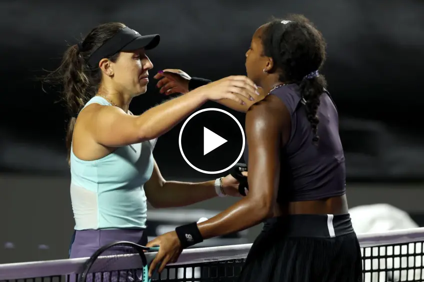 WATCH: Jessica Pegula takes down her friend Coco Gauff, the highlights