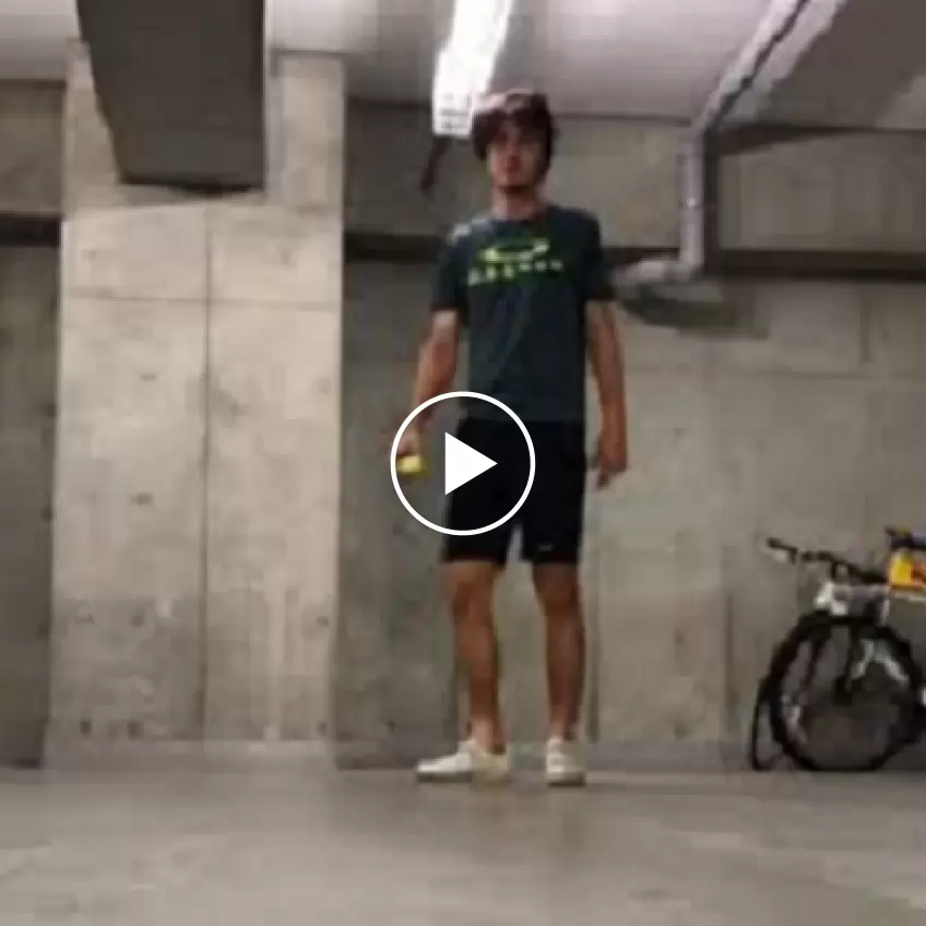 Taro Daniel Dances with a Tennis Ball