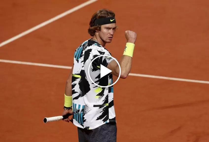 Roland Garros 2020: Andrey Rublev's MATCH-POINT to got the quarters!