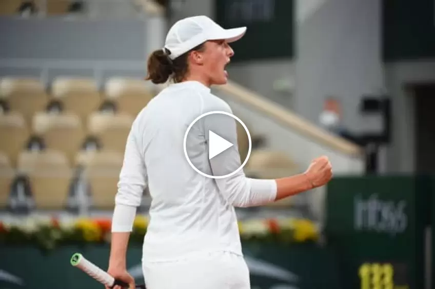 Roland Garros 2020: Iga Swiatek vs Nadia Podoroska's highlights