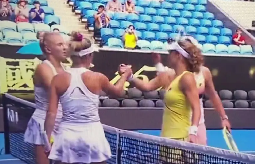 Watch: From good friends to coldest moment - Barbora Krejcikova, Katerina Siniakova 