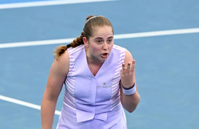 Watch: Jelena Ostapenko goes ballistic at umpire in Brisbane: You, never again...