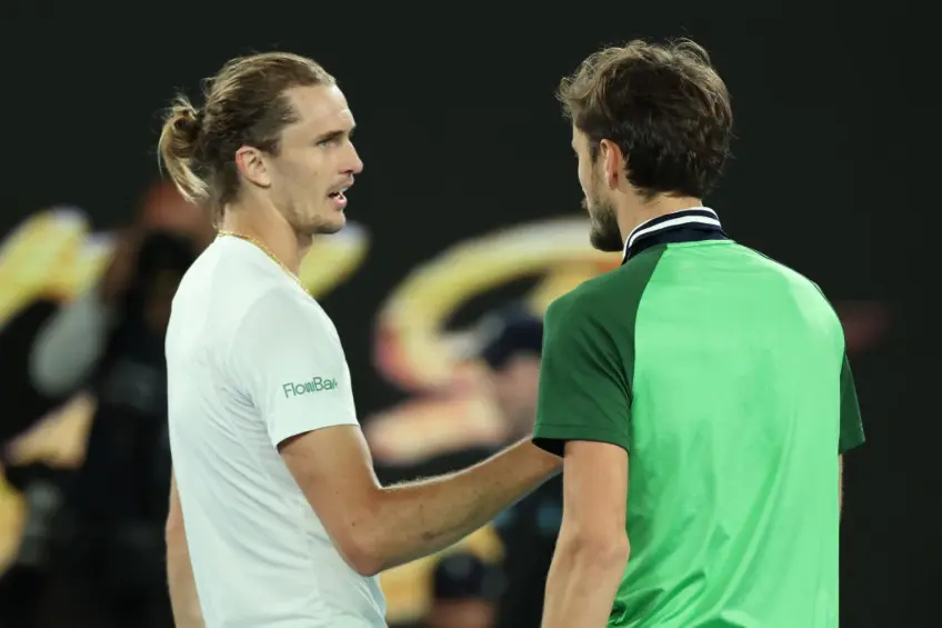 Watch: Medvedev and Zverev's 51-Shot Rally Sets Rod Laver Arena Ablaze