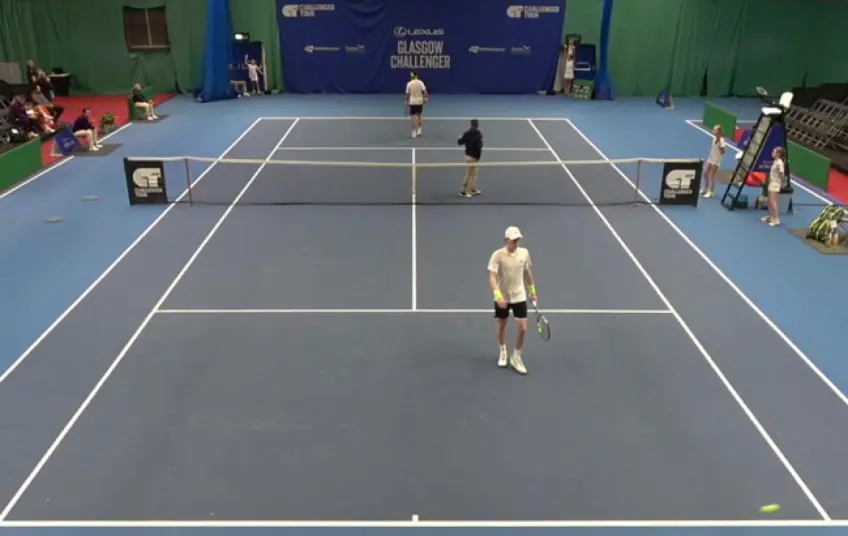 Wimbledon junior champion Henry Searle scores first Challenger win