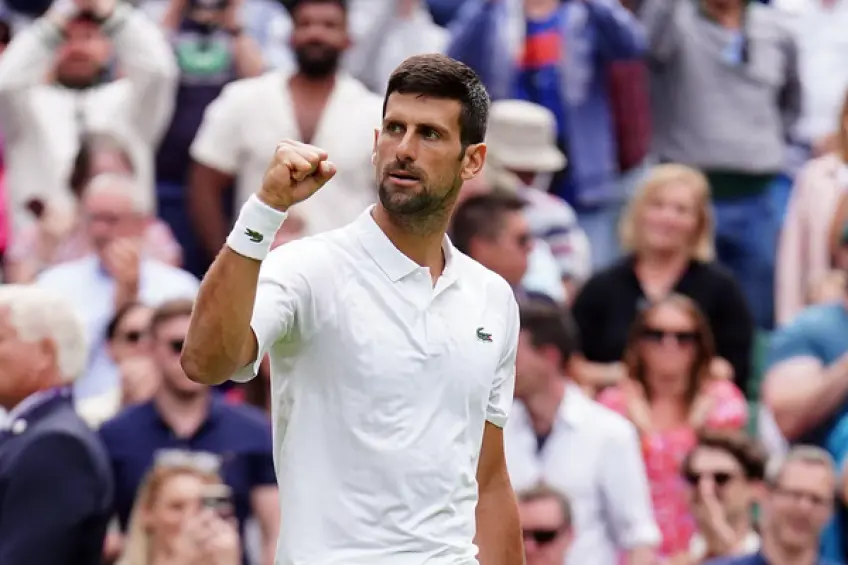 Wimbledon: Novak Djokovic tops Jordan Thompson in straight sets