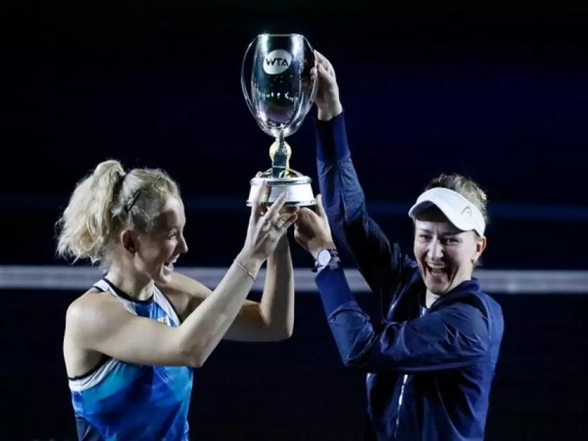 WTA Finals: Barbora Krejcikova, Katerina Siniakova cap off dominant week with title 